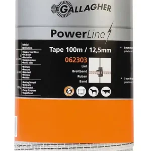 Preisknaller Weidezaunband PowerLine, weiß - 100 m
